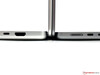 MacBook Pro 16 2021 (esquerda) vs. MacBook Pro 14 2021 (direita)