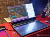 O ThinkBook Transparent Display Laptop é um dos dispositivos mais exclusivos a serem mostrados no MWC 2024. (Fonte da imagem: Notebookcheck)