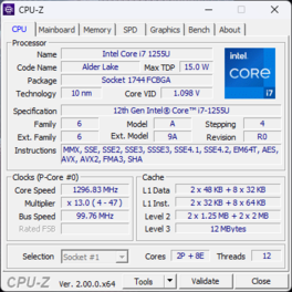 CPU-Z Página principal