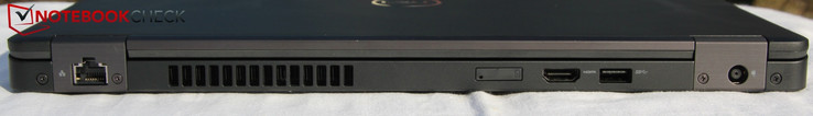 Back: RJ45, SIM card slot, HDMI 1.4, USB Type-A 3.1 inkl. PowerShare, power