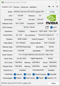GPU-Z GeForce Laptop RTX 4070
