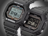 Na foto, o Casio G-Shock GW-BX5600-1JF (à esquerda) e o GW-BX5600-1A1JF (à direita). (Fonte da imagem: Casio)