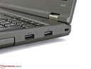 A Lenovo equipou cada lado com 1 USB 3.0 e 1 USB 2.0.