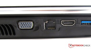 VGA e HDMI e a porta GBit LAN.