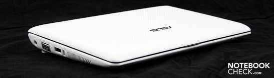 Asus Eee PC 1001P - Bom preço com longa duração da bateria, mas para uso externo