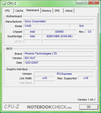 CPU-Z-Information of the Sony Vaio VGN-FZ31Z