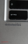 O teclado ainda é fornecido pela SteelSeries.