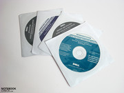 Raramente incluídos: DVDs de recuperação para software e sistemas operativos