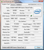 Lenovo 3000 N200: GPU-Z Lenovo 3000 N200: GPU-Z