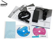 A Samsung comprova: Também portáteis para iniciantes podem vir com CD de restabelecimento e pano de microfibra.