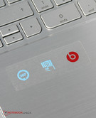 A HP enfatiza muito os diferentes modos de operação, o touchpad  excepcional, bem como o suporte para Beats Audio para os alto falantes.