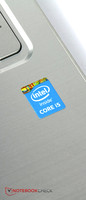 O coração do aparelho é um processador Intel Core i5 com um baixo consumo de energia.
