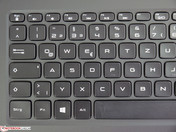 Metade esquerda do teclado