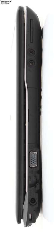 Samsung QX412-S01DE: USB 3.0 e HDMI oculto na lapela.