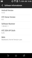 O HTC Desire 510 roda Android 4.4.3.
