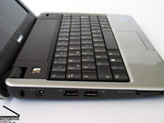 O Dell Inspiron Mini 9 oferece um teclado completo com todas as funções familiares.