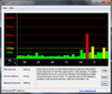 DPC latencies, virtualmente sempre no verde, no entanto, há um ponto vermelho ao fazer uma captura de tela.