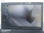 Uso exterior do Acer TravelMate 8571