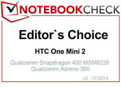 Editor's Choice in July 2014: HTC One Mini 2