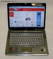 O HP Pavilion dv5-1032 é um razoável portátil multimídia Centrino 2.