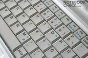O pequeno teclado é uma das fraquezas do Eee PC.