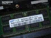 2x 2 GBytes DDR3-8500 estão já integradas