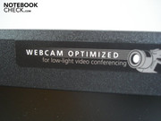 A webcam está optimizada para conferências de vídeo