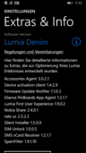 A atualização de firmware Lumia Denim também está pré-carregada.