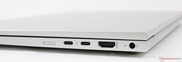 Certo: Slot Nano-SIM (opcional), 2x USB-C c/ Thunderbolt 4, HDMI 2.0b, adaptador AC