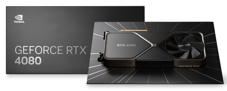 Nvidia GeForce RTX 4080 Edição Fundadores. (Fonte da imagem: Nvidia)