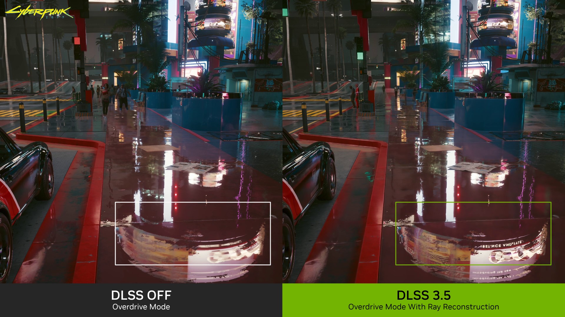 Reconstrução de raios Nvidia DLSS 3.5 testada no Cyberpunk 2077 Atualização  2: melhorias perceptíveis de iluminação e desempenho com ressalvas -   News