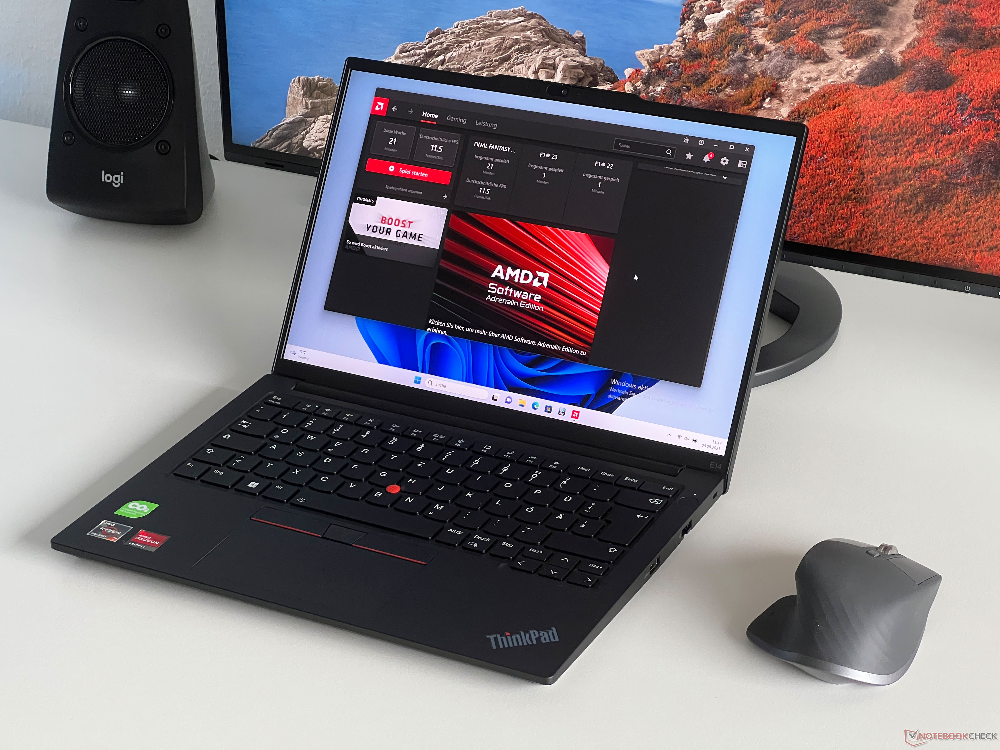 Análise do Lenovo ThinkPad E14 G5 AMD: Laptop de escritório