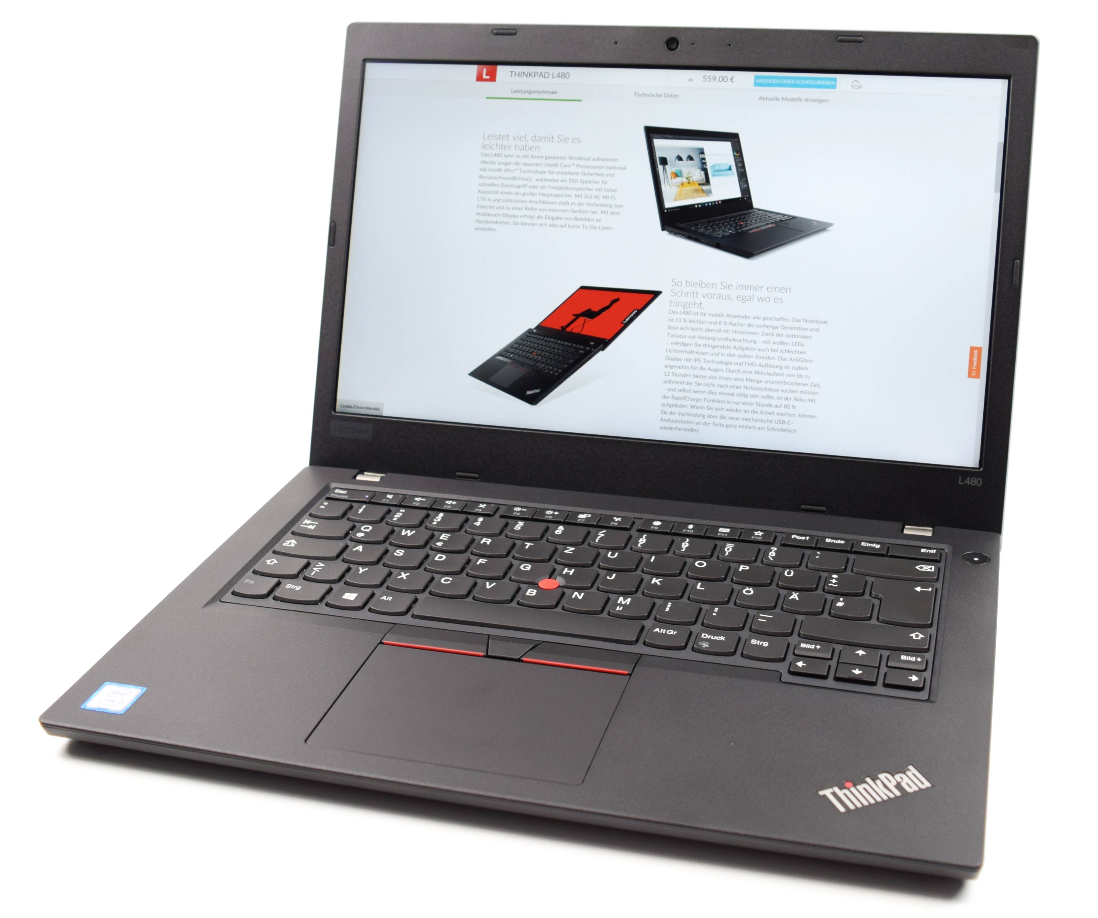 Breve Análise do Portátil Lenovo ThinkPad L480 (i5-8250U, UHD 620