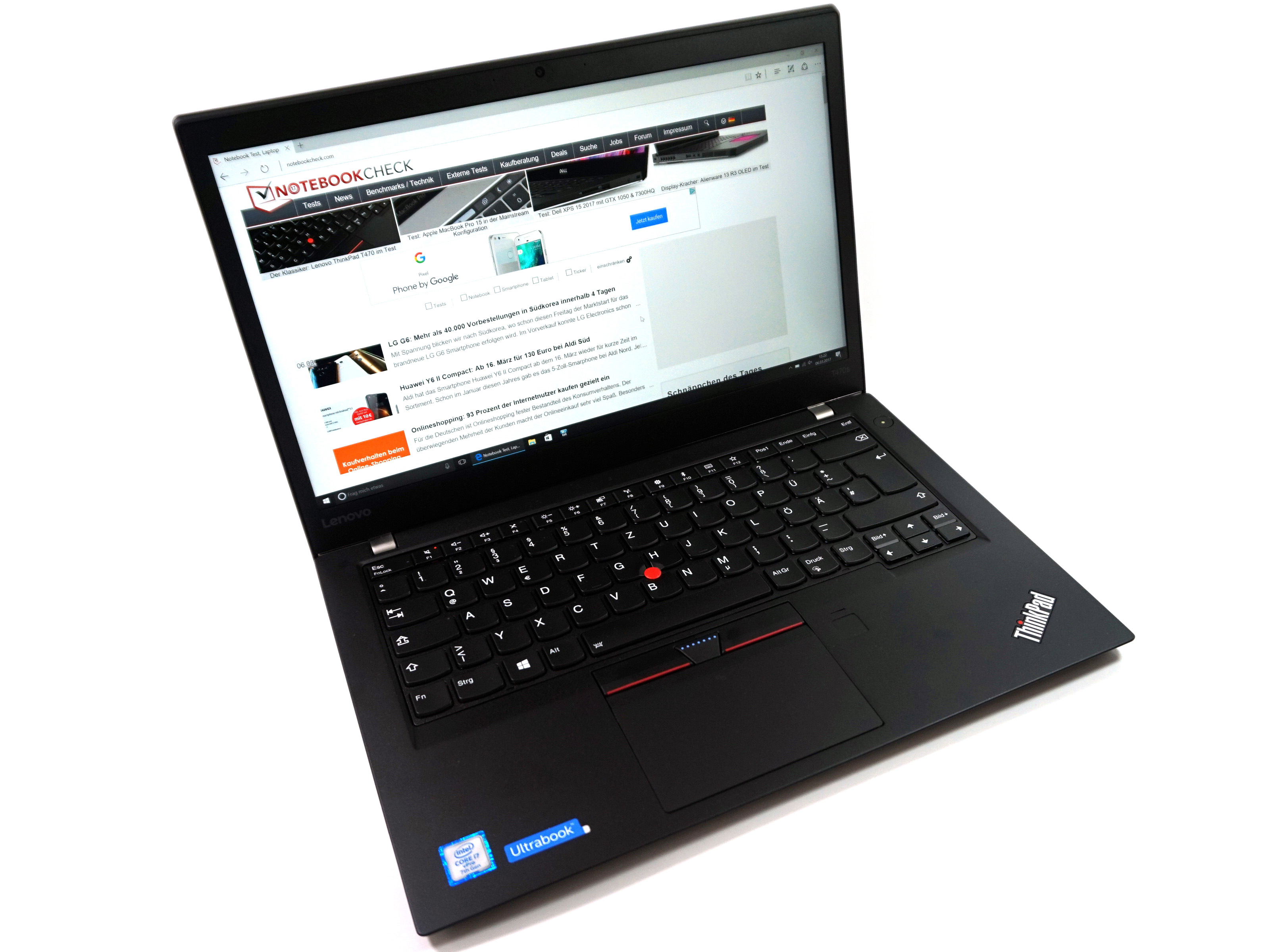Breve Análise do Portátil Lenovo ThinkPad T470s (Core i7, WQHD