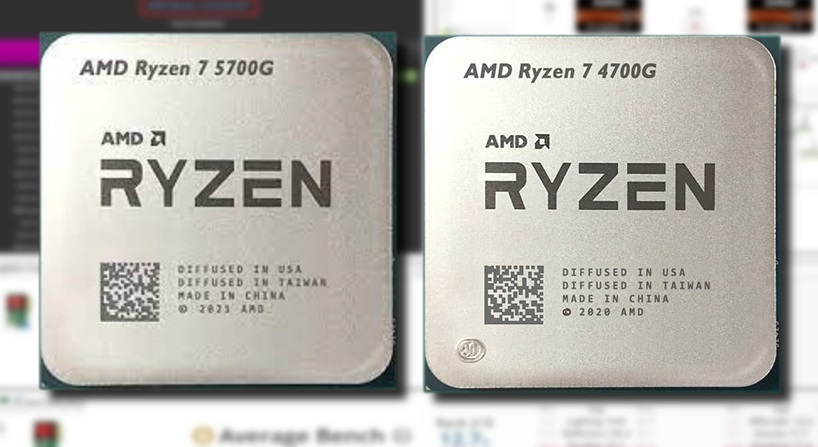 AMD Ryzen 7 5700G APU na HP Pavilion Desktop naturalmente supera o