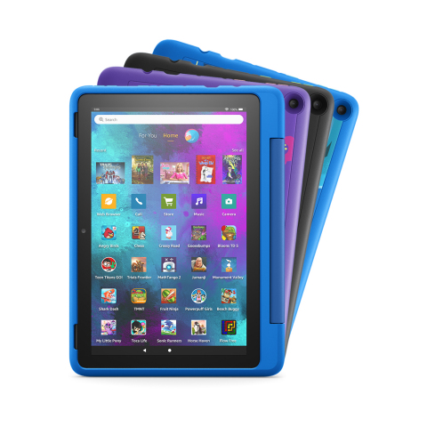 A novíssima linha de comprimidos Fire Kids Pro da Amazon também foi lançada. (Imagem: Amazon)