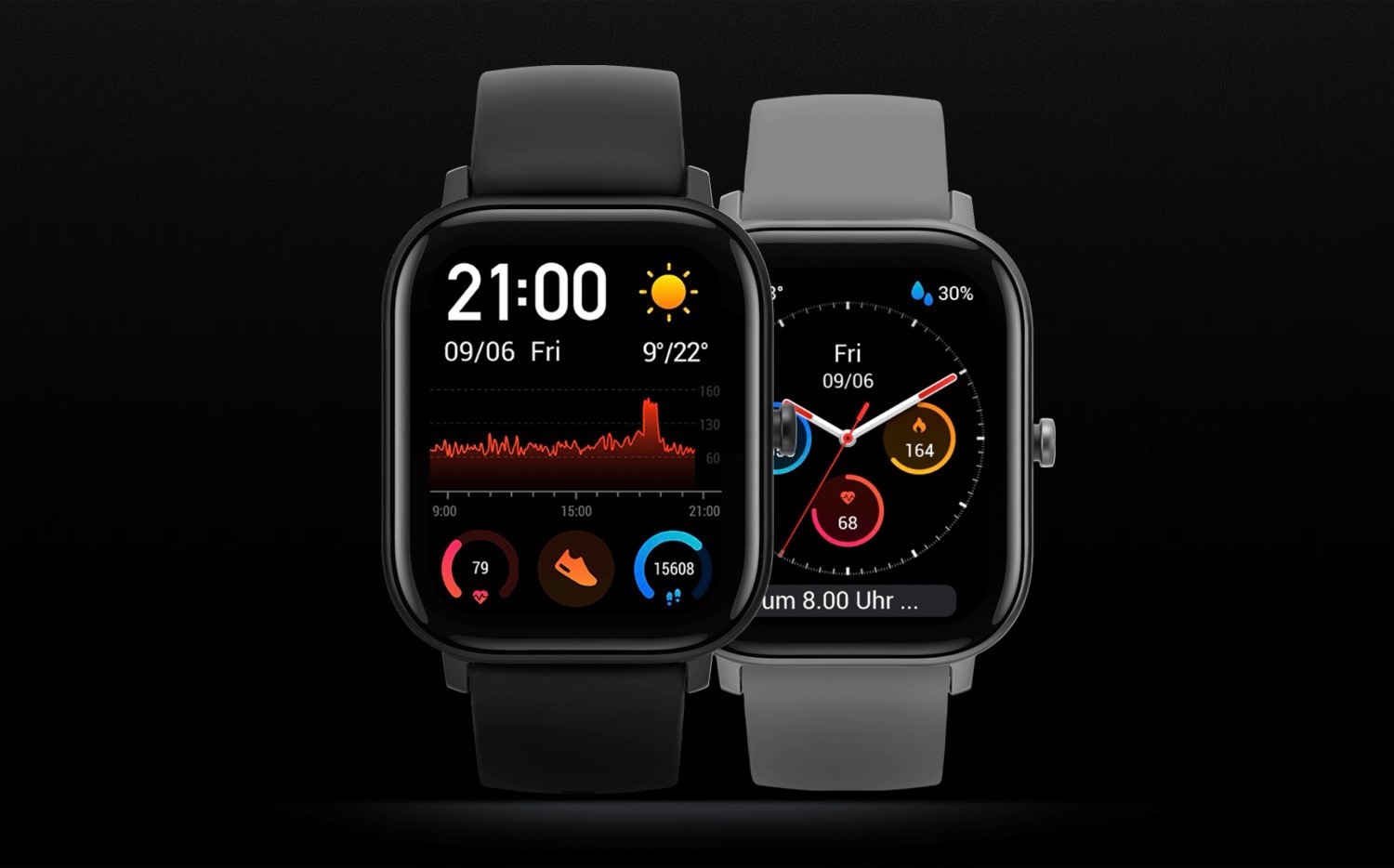 Relógio Amazfit GTS chega à China com design similar ao Apple Watch