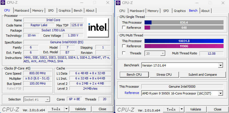 Os benchmarks vazados do Intel Core i5-13600K destacam a notável