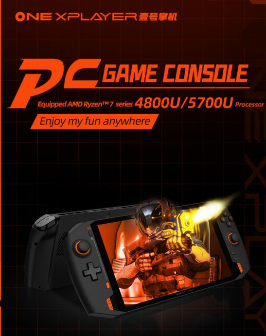 Consola de jogos OneXPlayer 2, PC portátil para jogos, AMD Ryzen 7