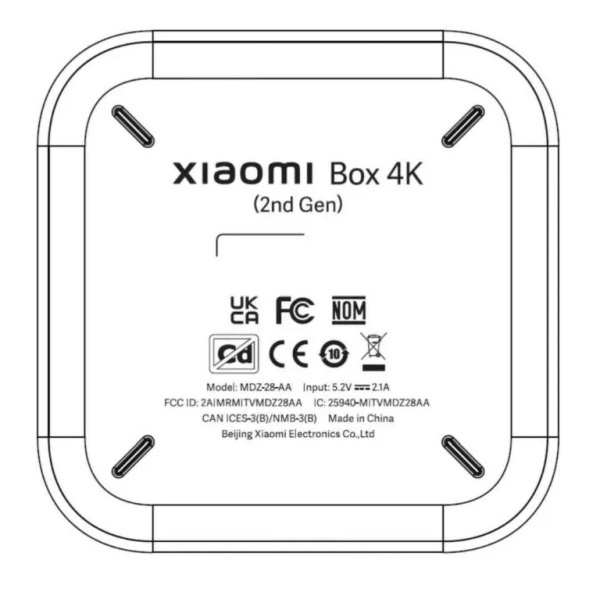 Xiaomi Mi Tv Box S 2ª Geração 4k Mdz-28-aa Google Tv