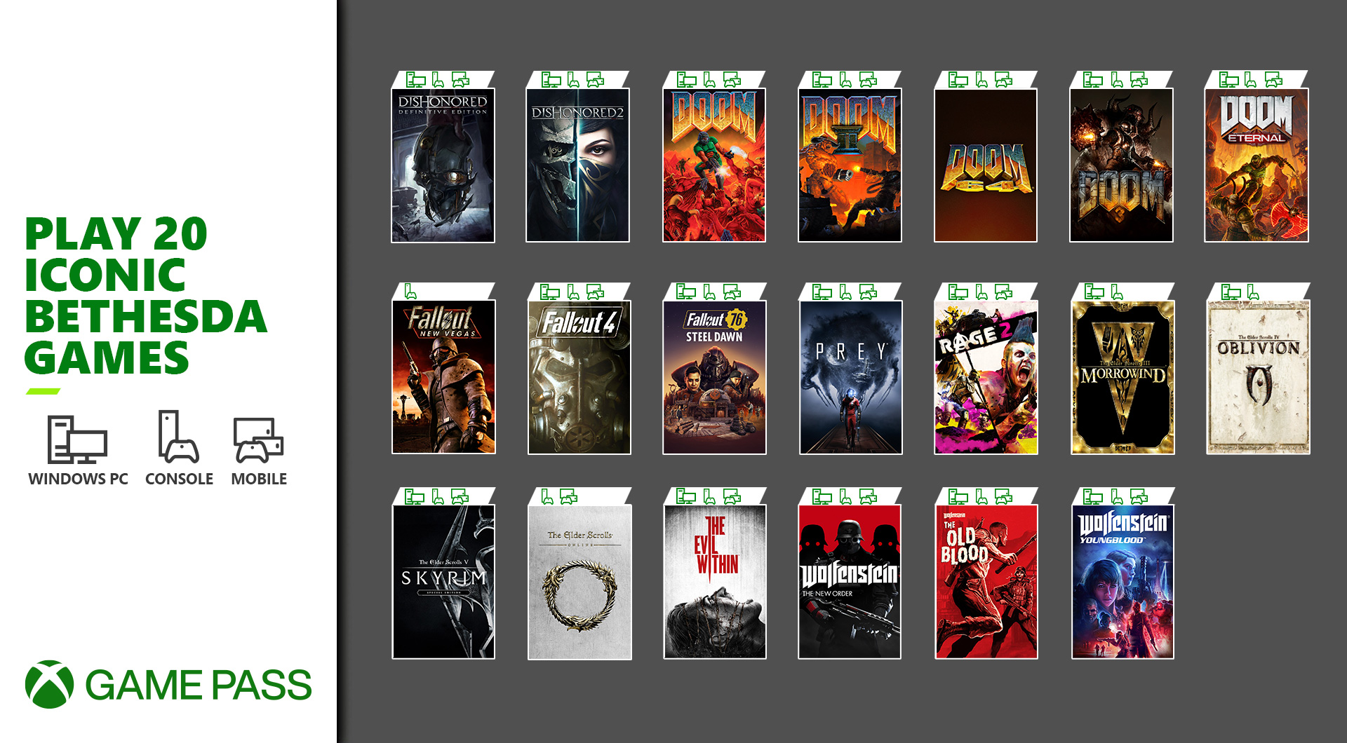 Microsoft revela catálogo completo do Xbox Game Pass Core