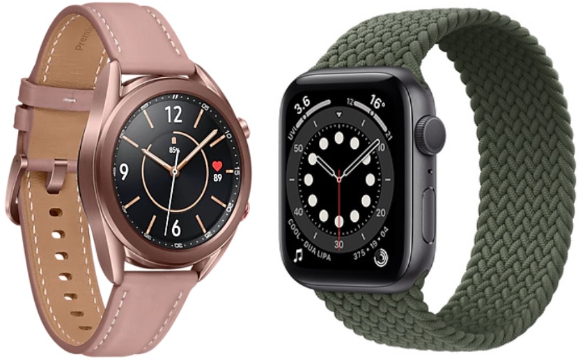 apple watch 4 galaxy watch