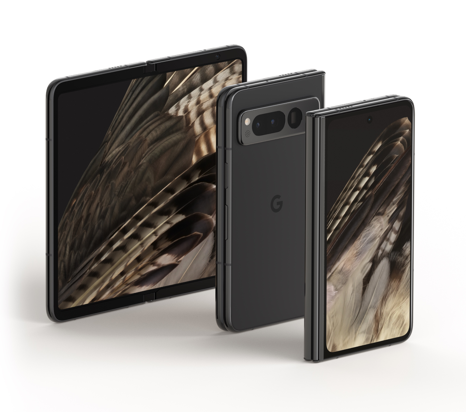 Google Pixel Fold ブラック Google Pixel Fold é lançado com câmera tripla de 48 MP e