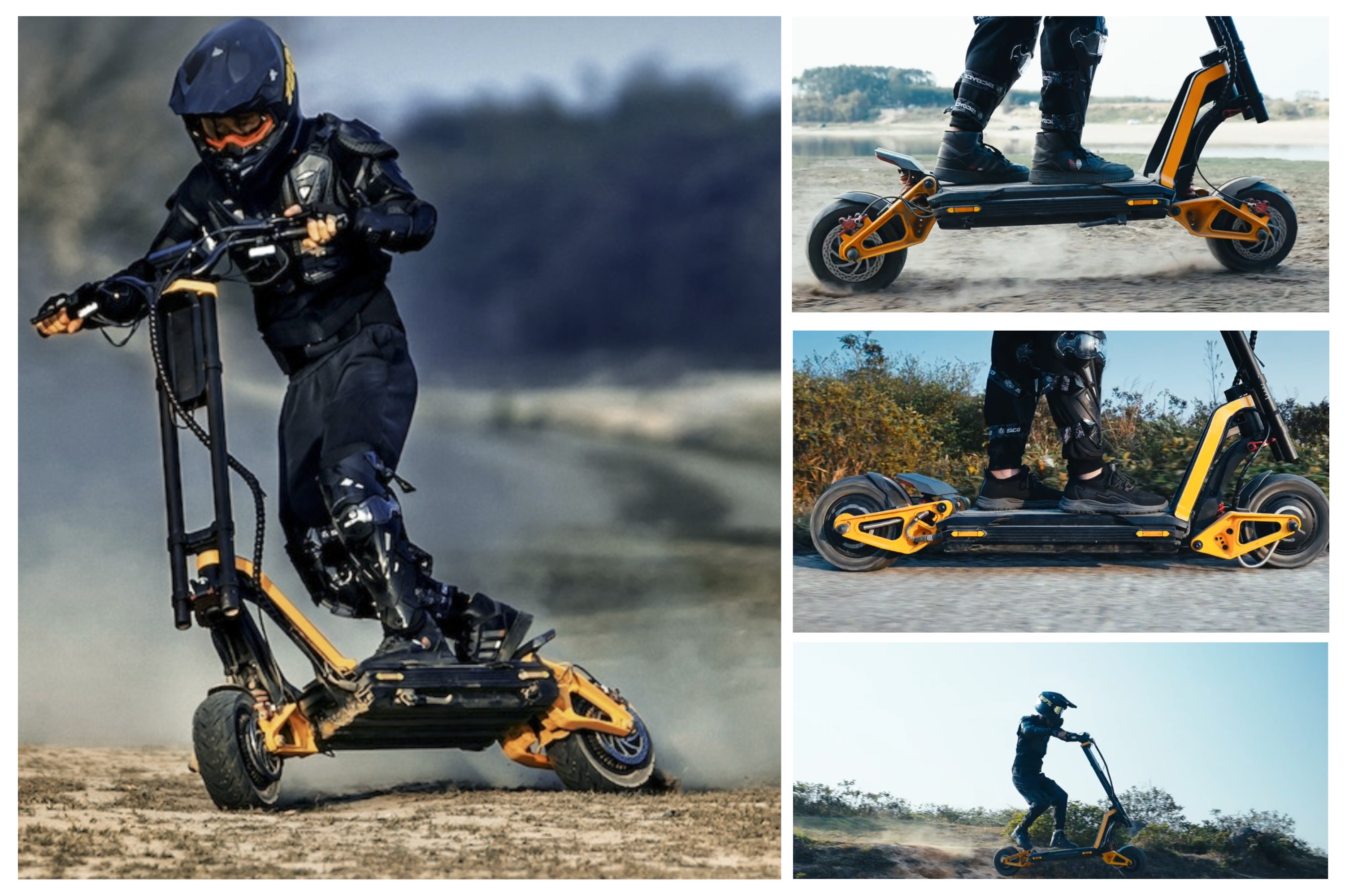A scooter elétrica Inmotion RS de 8.400 W com velocidade máxima de 68