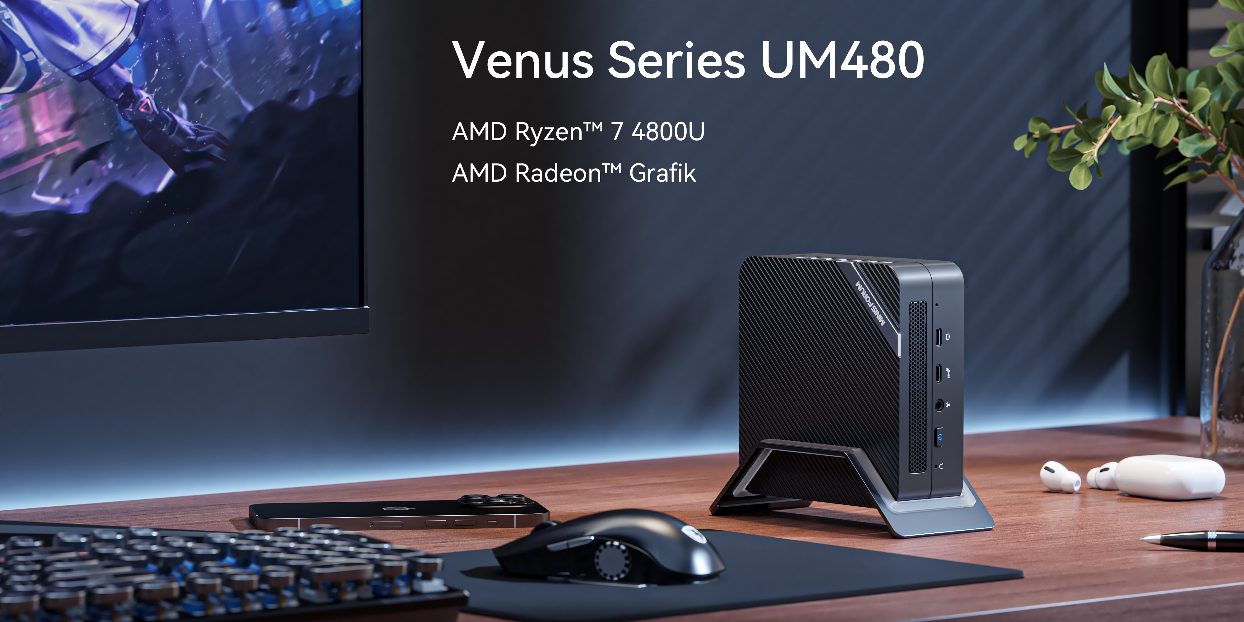 A série MINISFORUM Venus de mini PCs a preços acessíveis da Ryzen