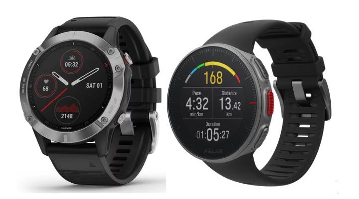 polar vantage v garmin fenix 5 plus