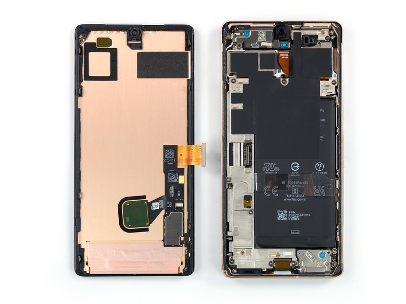 Substituição da tela do Google Pixel 6 - Guia de Reparo iFixit