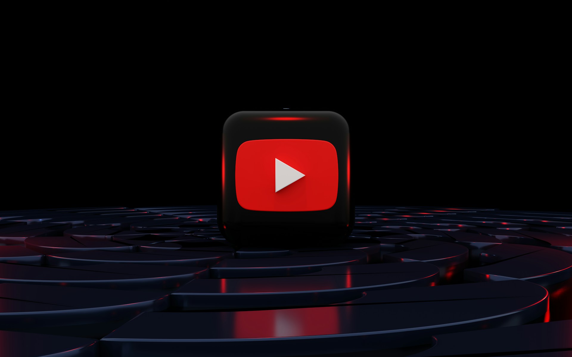 logotipo 3D do YouTube (Fonte da imagem: BoliviaInteligente - Unsplash)
