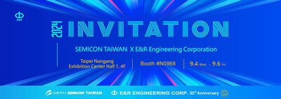 Na SEMICON Taiwan 2024, espera-se que a E&amp;R apresente substratos de vidro e tecnologia avançada. (Fonte da imagem: PRNewswire)