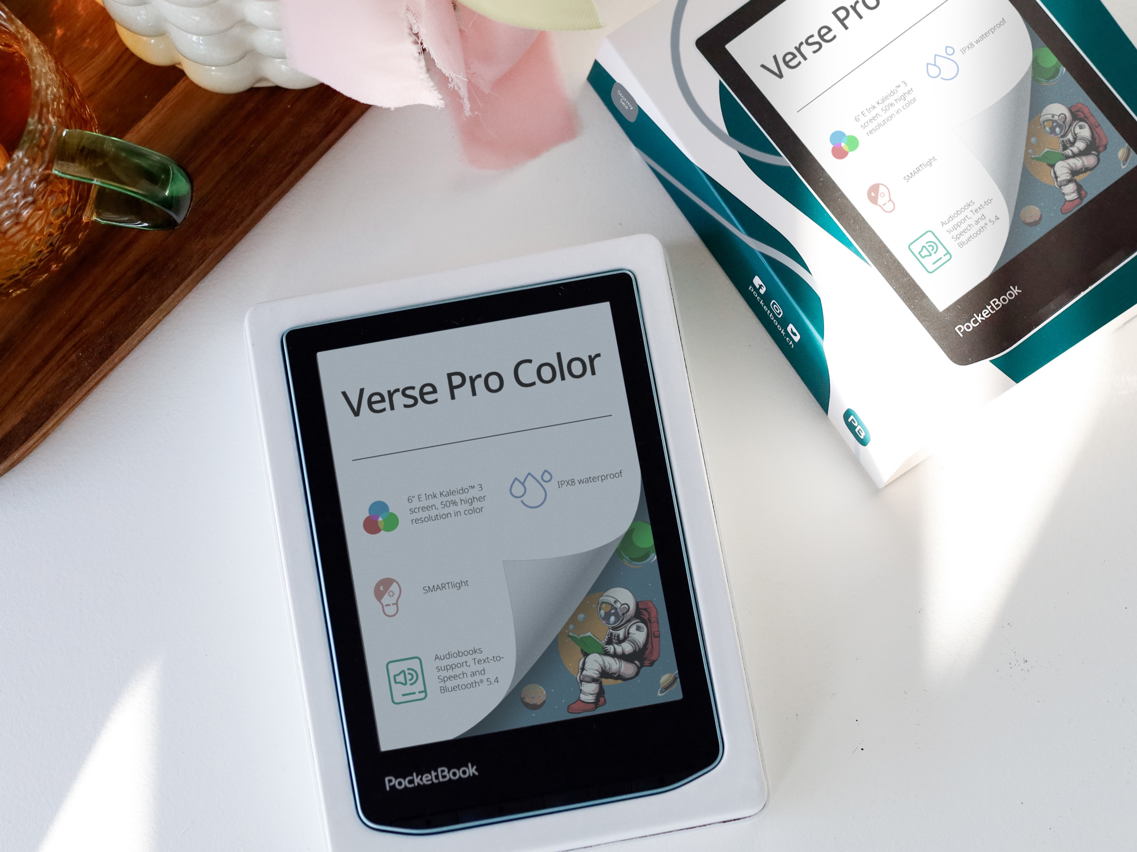 PocketBook Verse Pro Color 本体 PocketBook Verse Pro Color: O e-reader colorido suporta quadrinhos